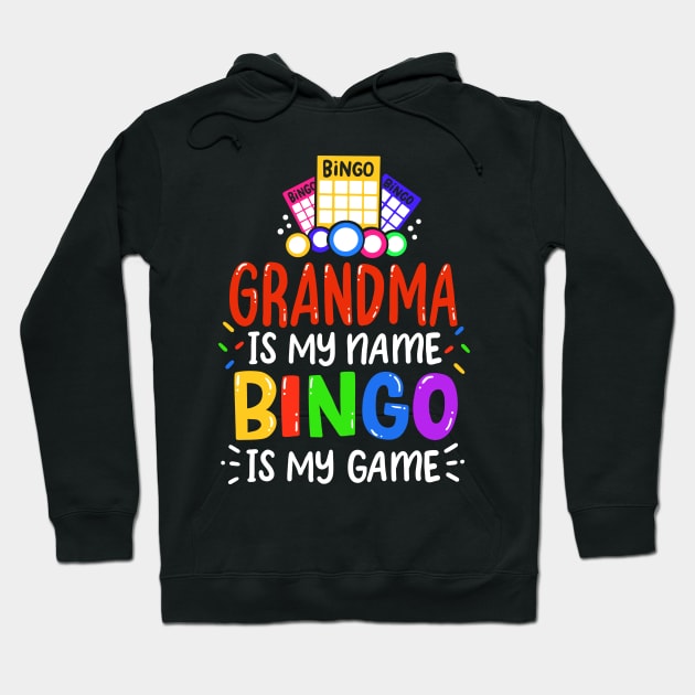 Bingo Grandma Bingo Player Hoodie by CreativeGiftShop